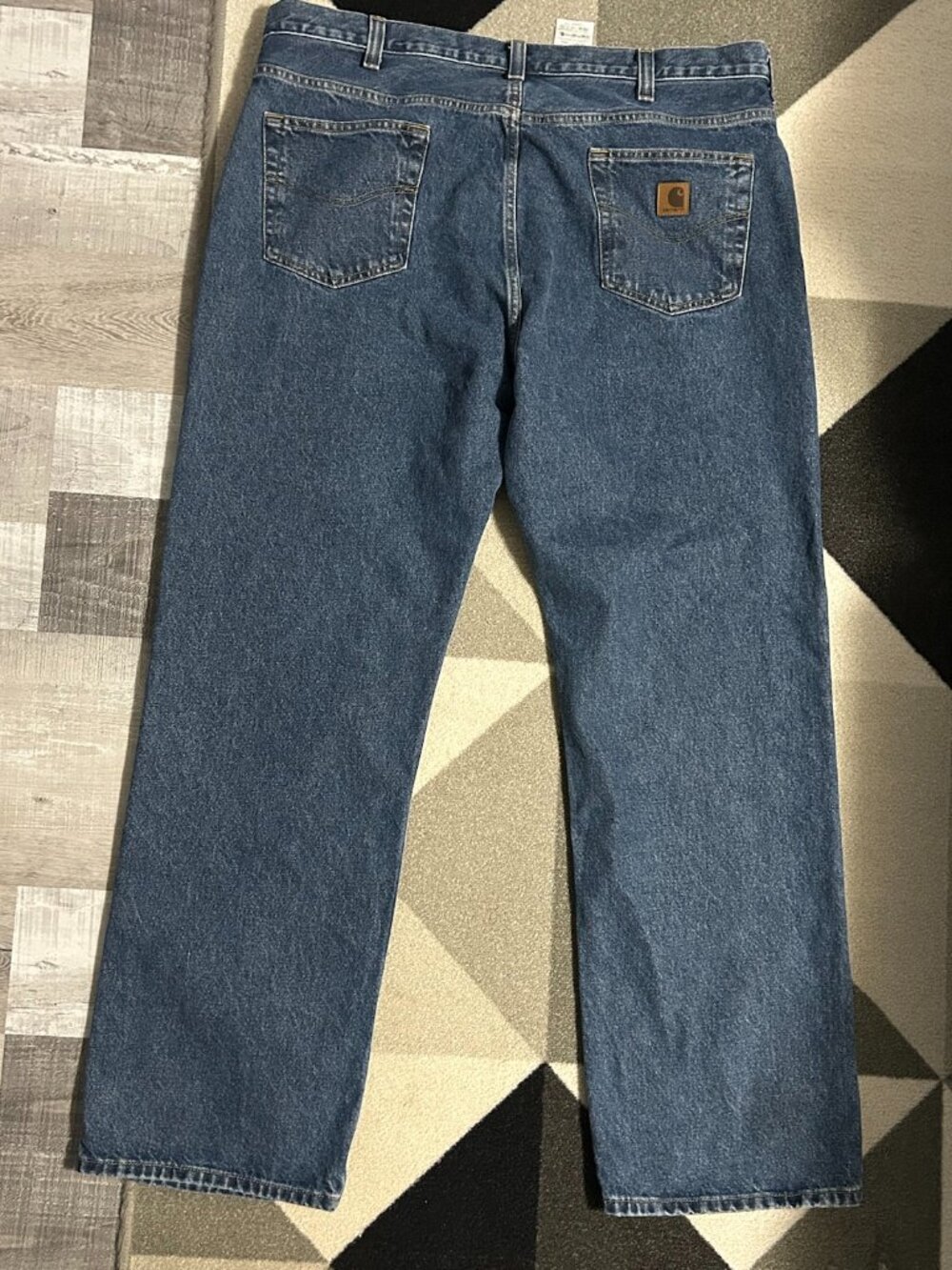 Carhartt Men's Loose Fit Straight Leg Work Jeans RN 14806 Size 42 X 34